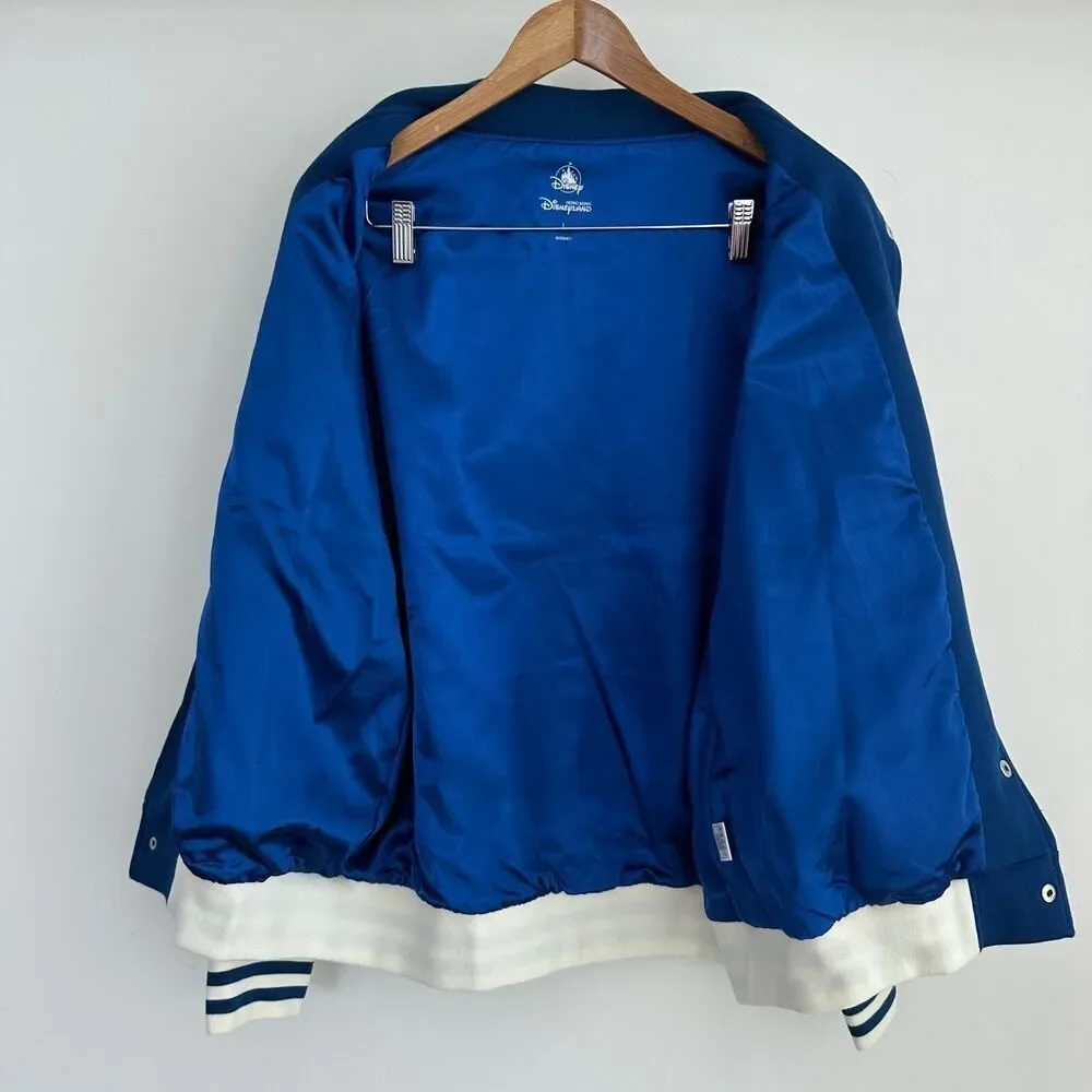 Disney Varsity Jacket Mens Large Bomber Letterman Mickey Mouse‎ Patch Hong Kong